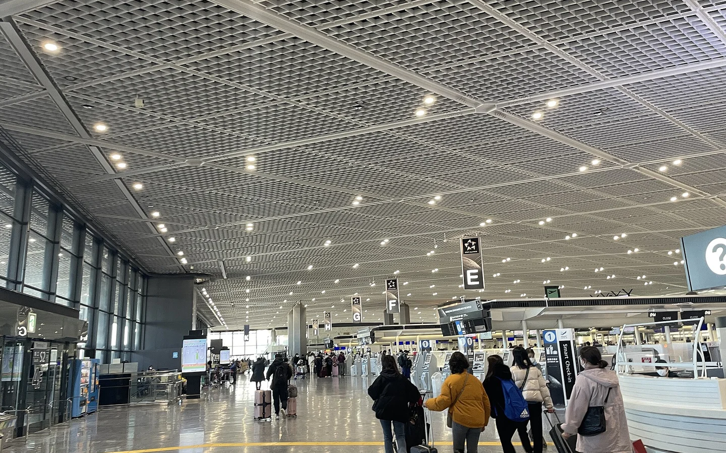 Narita Airport Terminal 1 departure hall